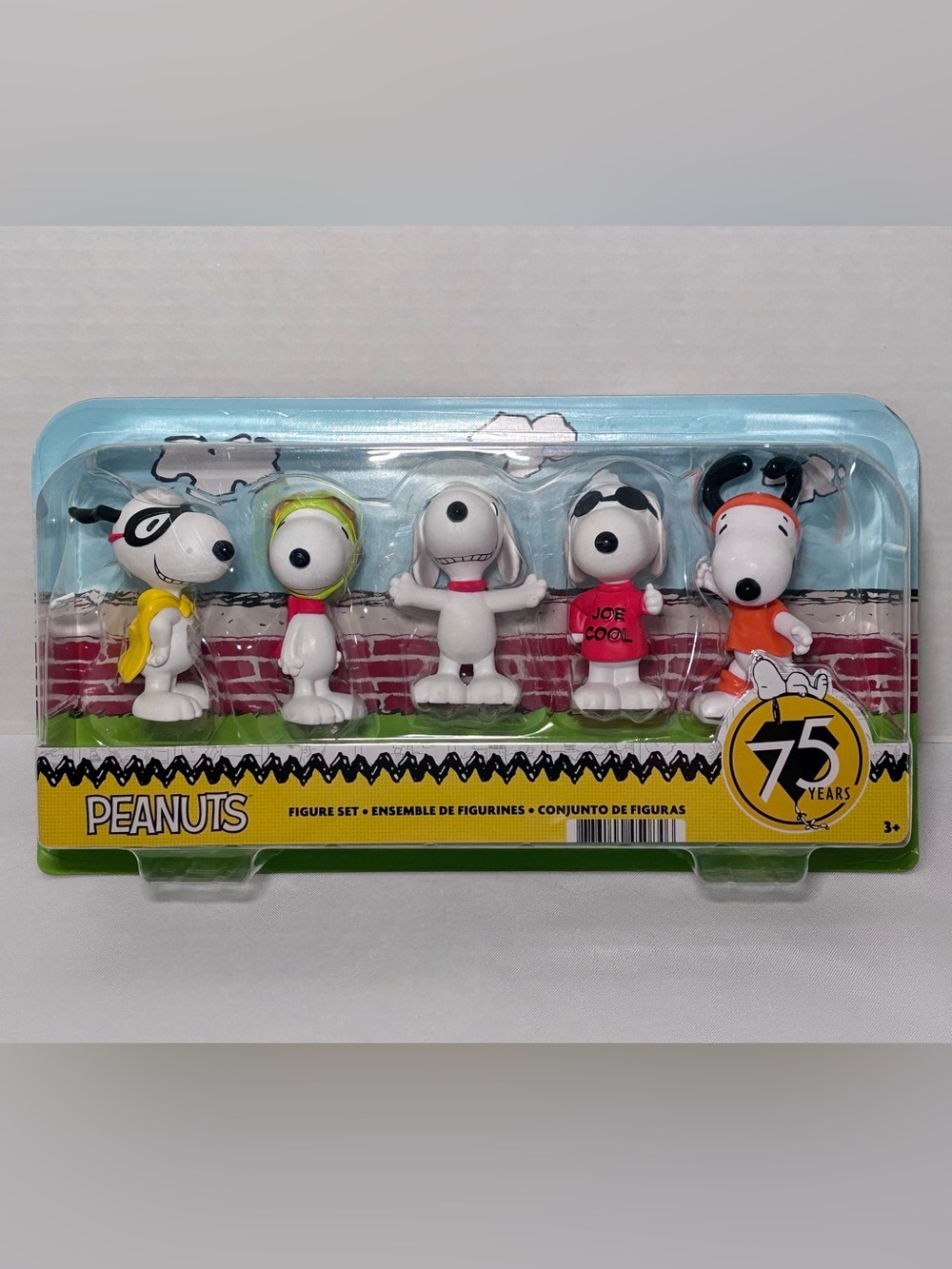 Peanuts Many Faces of Snoopy 75th Anniversary Figure Set
